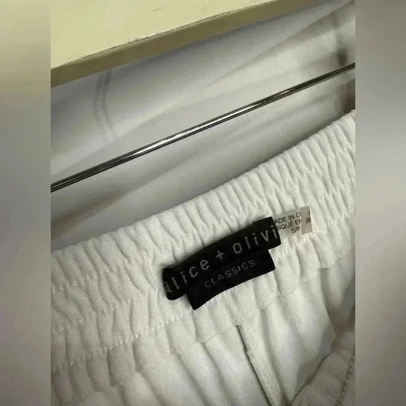 Alice + Olivia Classics Wide Leg Elastic Pants Size Small - Picture 4 of 7